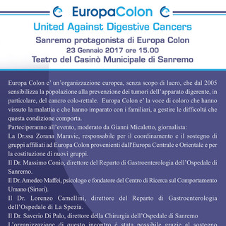 Sanremo: l'organizzazione Europa Colon pronta a sbarcare anche in Italia, lunedì prossimo un convegno al Casinò