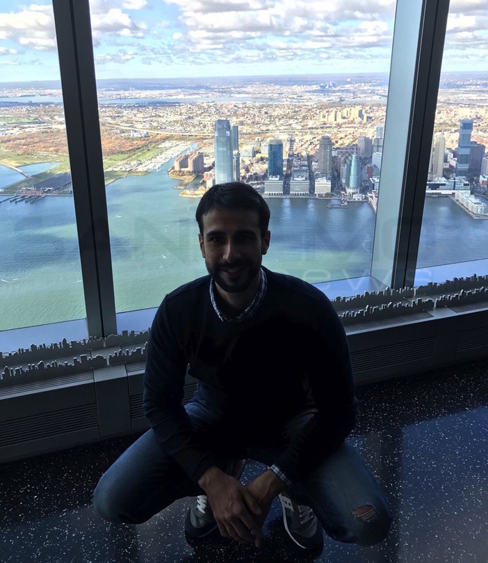 Emanuele Capelli sul One World Observatory a New York Emanuele Capelli sul One World Observatory a New York