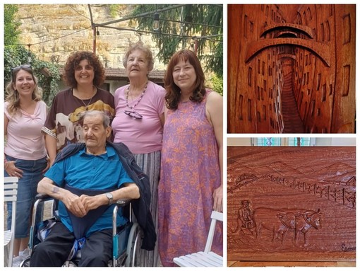 Dolceacqua in lutto per la scomparsa dell'artista Edmondo Costa (Foto)
