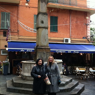 A Sanremo le eredi di Giovanni Bresca durante il 'Dies Palmarum'