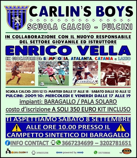 Calcio giovanile. Carlin's Boys, effettuata a Baragallo per la prima riunione tra Enrico Vella e genitori
