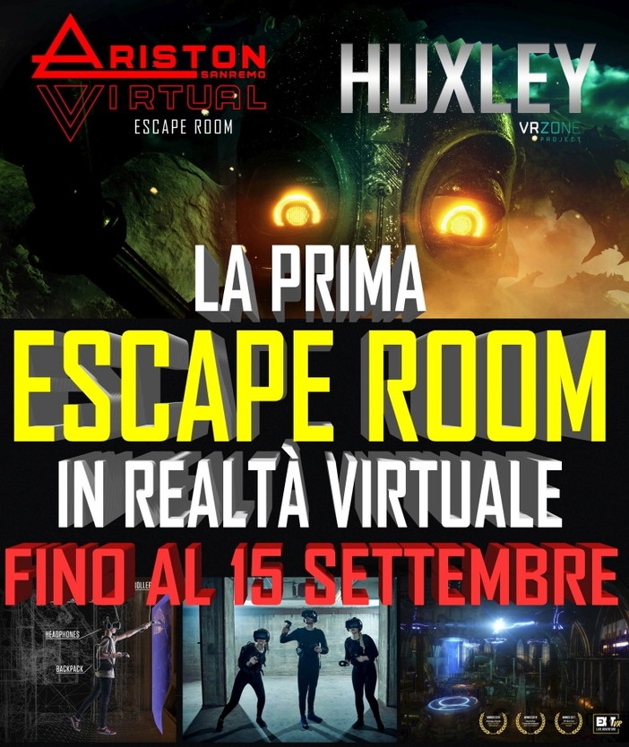 Sanremo: a grande richiesta prorogata fino al 15 settembre la ‘Virtual escape room’ dell’Ariston Sanremo: a grande richiesta prorogata fino al 15 settembre la ‘Virtual escape room’ dell’Ariston