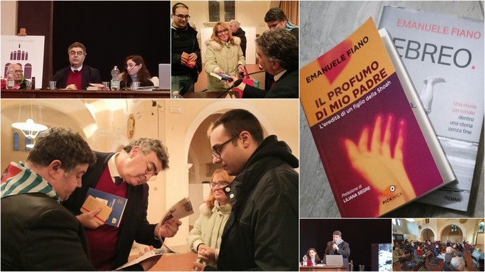 Bordighera, l'onorevole Emanuele Fiano presenta 'Il profumo di mio padre': "La memoria va raccontata" (Foto e video)