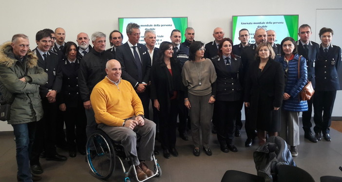 Regione: Sonia Viale consegna elogi a 24 agenti delle Polizie Locali per la tutela dei diritti ai disabili, due sono di Sanremo