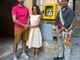 Ilenia Conti ed Emanuele Capelli con il sindaco Valerio Ferrari