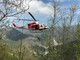 Molini di Triora: giovane ciclista cade con la mountain bike tra Andagna e il passo Teglia, in azione anche l'elicottero dei Vigili del Fuoco