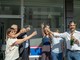 La festa con il confermato Sindaco La festa con il confermato Sindaco