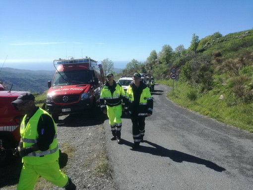 Prosegue l'esercitazione di Vigili del Fuoco e Protezione Civile a Cian Zerbo nell'entroterra di Imperia (Foto)