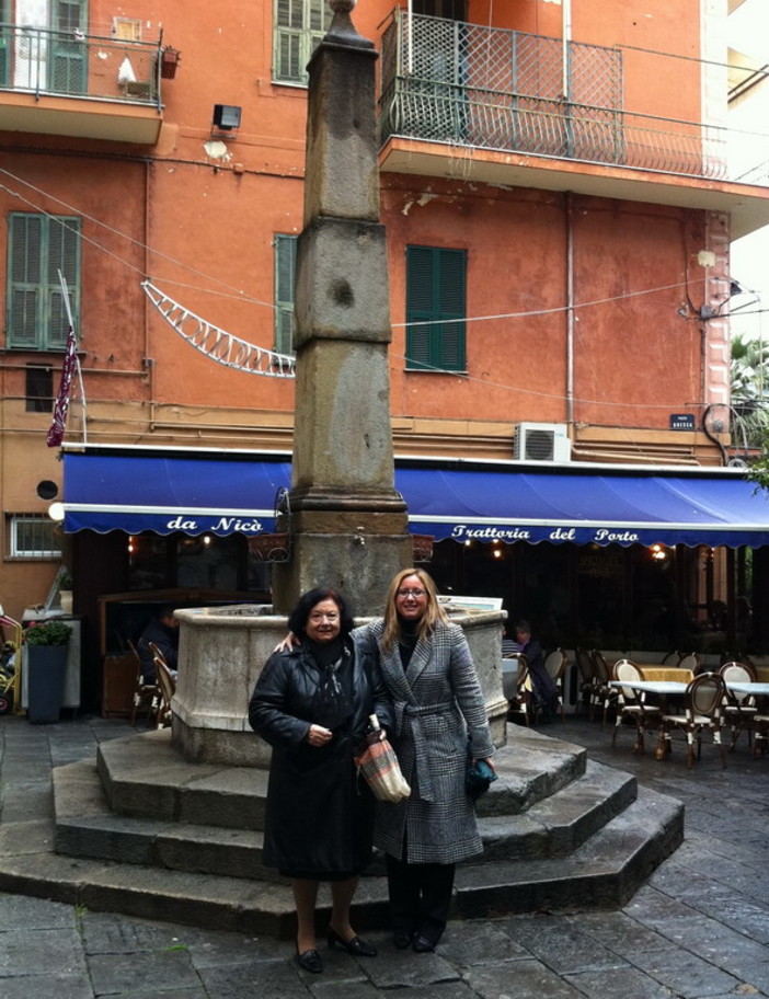 A Sanremo le eredi di Giovanni Bresca durante il 'Dies Palmarum'