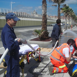 Imperia: martedì scorso una esercitazione anticendio all'interno del porto turistico Imperia: martedì scorso una esercitazione anticendio all'interno del porto turistico
