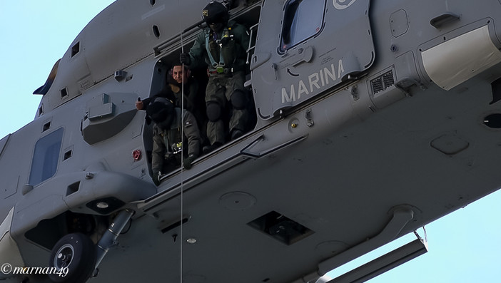 Cervo: scattate questa mattina le prove tecniche dell'esercitazione ‘Vardirex’ che si svolge domattina (Foto e Video)