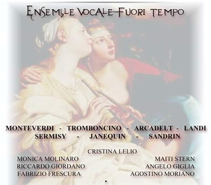 Vallecrosia: sabato prossimo al Tempio Valdese il concerto dal titolo "D'ameni versi e di sonori canti" Vallecrosia: sabato prossimo al Tempio Valdese il concerto dal titolo "D'ameni versi e di sonori canti"