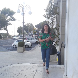 Ester D'Agostino oggi a colloquio con Claudio Scajola