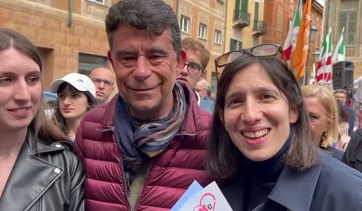 Imperia: elezioni Amministrative, da Novi Ligure l'endorsement di Elly Schlein per Ivan Bracco (Video)