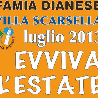 Diano Marina: nel prossimo fine settimana a Villa Scarsella appuntamento con 'Evviva l'Estate' Diano Marina: nel prossimo fine settimana a Villa Scarsella appuntamento con 'Evviva l'Estate'