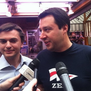 Salvini a Genova: la Lega Nord ritira ufficialmente la candidatura di Edoardo Rixi alla Presidenza della Regione Liguria