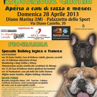 Al Palazzetto dello Sport di Diano Marina, organizzata dall'associazione cervese 'Le simpatiche canaglie' domenica l'Esposizione Cinofila Al Palazzetto dello Sport di Diano Marina, organizzata dall'associazione cervese 'Le simpatiche canaglie' domenica l'Esposizione Cinofila