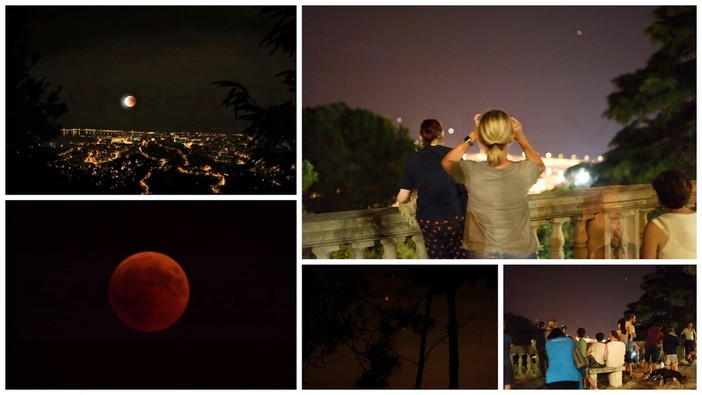 Lo spettacolo della 'Luna Rossa' ieri un po' offuscato dalle nuvole: ma in molti con il naso all'insù