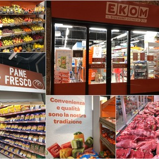 Il supermercato Ekom di via Roma