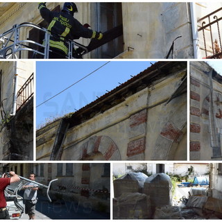 Sanremo: l'ex macello cade a pezzi in Valle Armea, oggi l'intervento dei VVF ma servono lavori urgenti Sanremo: l'ex macello cade a pezzi in Valle Armea, oggi l'intervento dei VVF ma servono lavori urgenti
