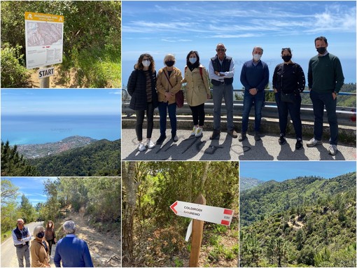 Il sopralluogo dell'amministrazione e del Consorzio Monte Bignone Il sopralluogo dell'amministrazione e del Consorzio Monte Bignone