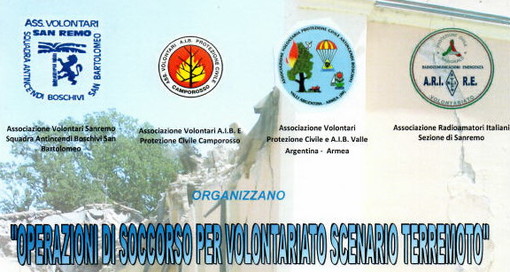 Sanremo: a maggio esercitazione di protezione civile teorica e pratica, terremoto simulato nella Pigna Sanremo: a maggio esercitazione di protezione civile teorica e pratica, terremoto simulato nella Pigna