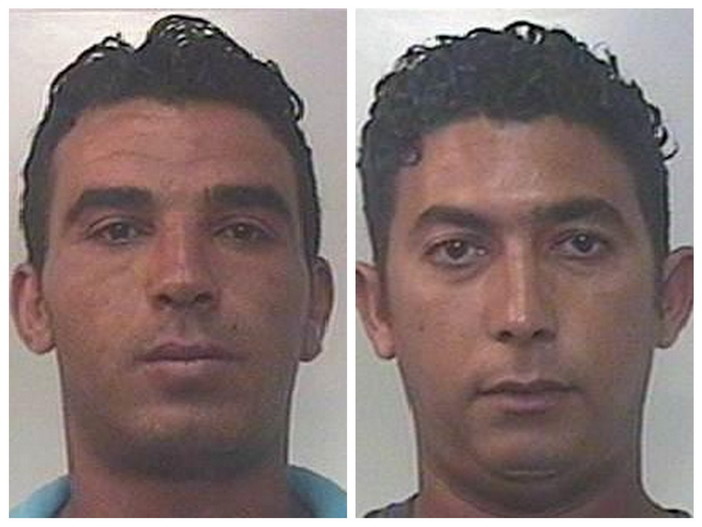 Da sinistra, Edi Mohmed e Gasmi Mohamed