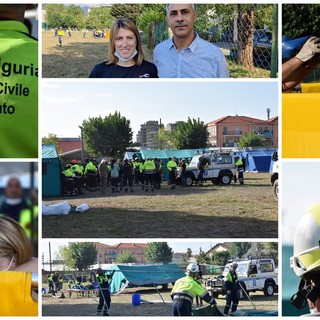 Tutta la Protezione Civile della provincia oggi a Taggia per una importante esercitazione congiunta (Foto e Video)