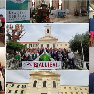 Vallecrosia festeggia gli ex allievi Don Bosco e il 50° di sacerdozio di don Santino (Foto e video)