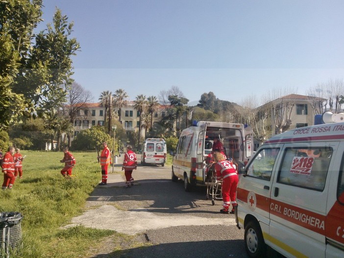Bordighera: domenica scorsa una articolata esercitazione di Protezione Civile organizzata dalla Croce Rossa Italiana