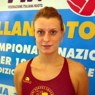 L'atleta della Rari Imperia, Elena Russo, si è laureta oggi in Economia e Commercio
