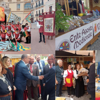 L’Ente Agosto Medievale di Ventimiglia al 5° Incontro dei Siti Storici Grimaldi di Monaco (Foto)