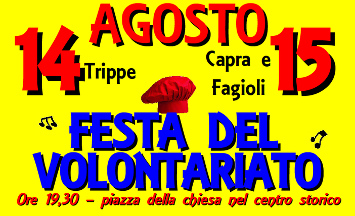 Perinaldo: domani e venerdì di Ferragosto appuntamento con la 'Festa del Volontariato... EcoFesta' Perinaldo: domani e venerdì di Ferragosto appuntamento con la 'Festa del Volontariato... EcoFesta'