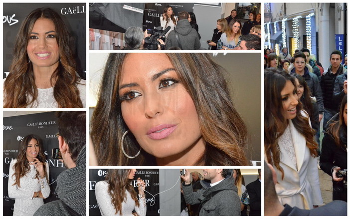 Sanremo: circa 200 persone hanno salutato Elisabetta Gregoraci che ha inaugurato 'Bisous' in via Cavour