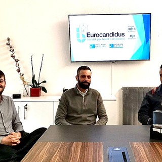 A partire da sinistra Marco Bracco, Marco Gasparo e Fausto Bracco A partire da sinistra Marco Bracco, Marco Gasparo e Fausto Bracco