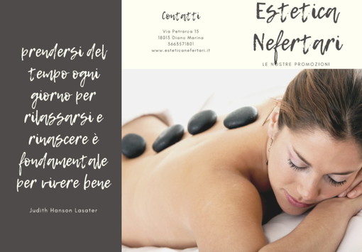 Diano Marina: l'estetica ai tempi del Covid19… con 'Nefertari' ecco qualcosa che cambia Diano Marina: l'estetica ai tempi del Covid19… con 'Nefertari' ecco qualcosa che cambia