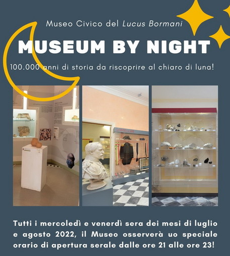 Diano Marina: Museum by Night, aperture serali al museo civico del Lucus Bormani