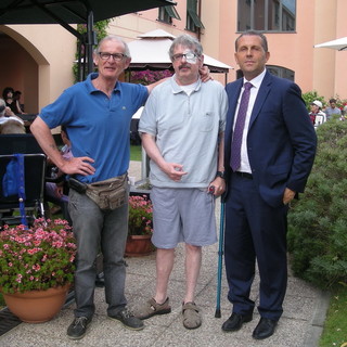 Fulvio e Sergio Salvagno con Stefano Faraldi Fulvio e Sergio Salvagno con Stefano Faraldi