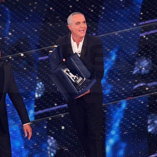Giorgio Panariello sul palco dell'Ariston nel 2015