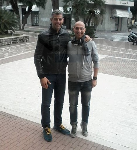 Ospedaletti: visita dell'ex portiere dell'Inter e della nazionale Francesco Toldo oggi in riviera Ospedaletti: visita dell'ex portiere dell'Inter e della nazionale Francesco Toldo oggi in riviera