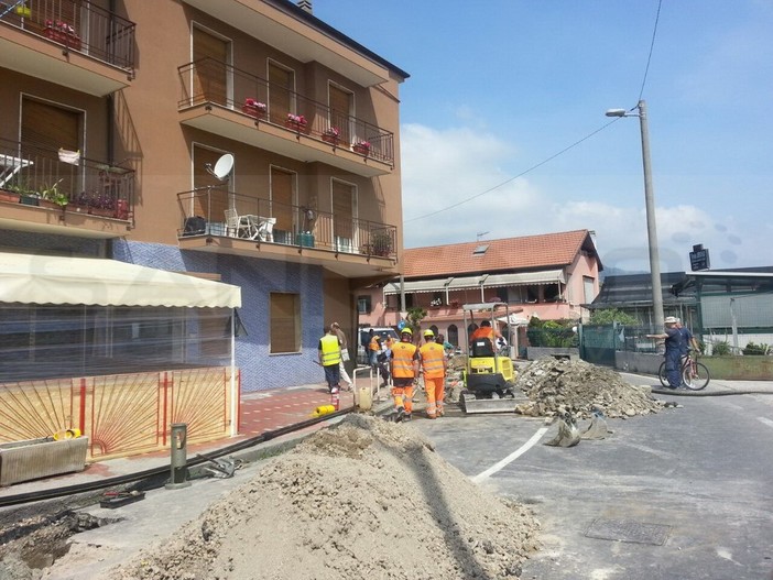 Camporosso: rottura di una condotta del metano in via Braie, disagi alla viabilità anche oggi e domani