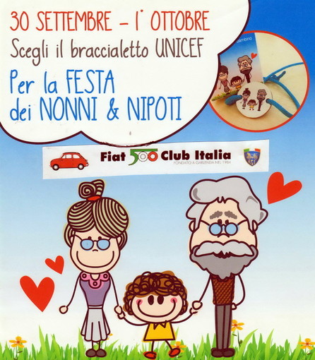 Domenica prossima con l'Unicef la 'Festa dei Nonni' nelle piazze della provincia di Imperia