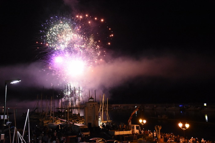 Fuochi d0artificio a Sanremo