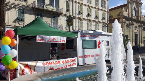 Sanremo: oggi pomeriggio raccolta sangue in piazza Colombo con la Fidas