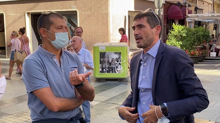 Da sinistra, Fulvio Fellegara e Nicola Fratoianni Da sinistra, Fulvio Fellegara e Nicola Fratoianni