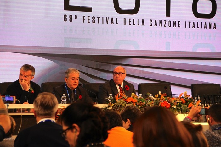 L'assessore Marco Sarlo in sala stampa Roof