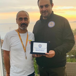 Calcio. Federazione Calcistica di Seborga, a mister Franco Basta la targa speciale 2019