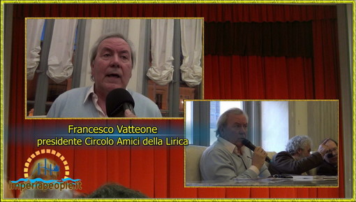 Imperia: con Francesco Vatteone gli avvenimenti artistici e musicali del Teatro Cavour Imperia: con Francesco Vatteone gli avvenimenti artistici e musicali del Teatro Cavour