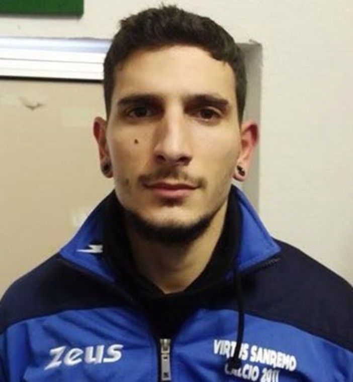 Nella foto Lorenzo Franzone bomber di giornata e match-winner in casa Virtus Sanremo
