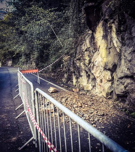 Sanremo: splende il sole sulla nostra provincia ma dopo le piogge arrivano le frane, una anche a Verezzo (Foto)